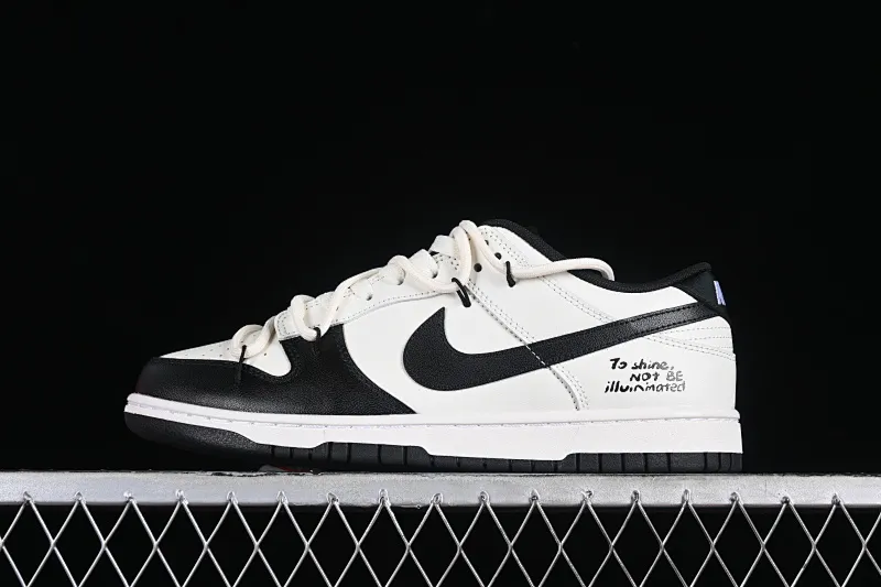 All Categories Nk SB Dunk Series Nk SB Dunk Low Low-top sneakers Nk Dunk Retro Saml Panda Prank Black and white retro style SB strap low-top casual sneakers DD1391-100